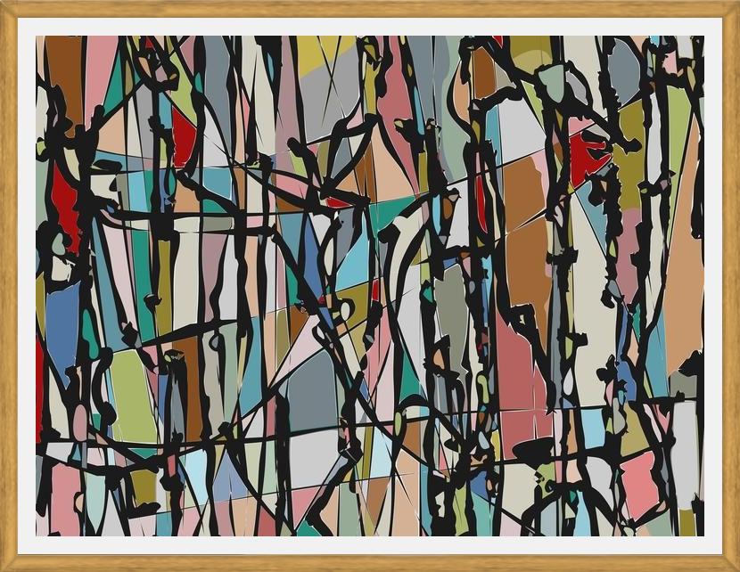 Cuadro Pollock Wink 3