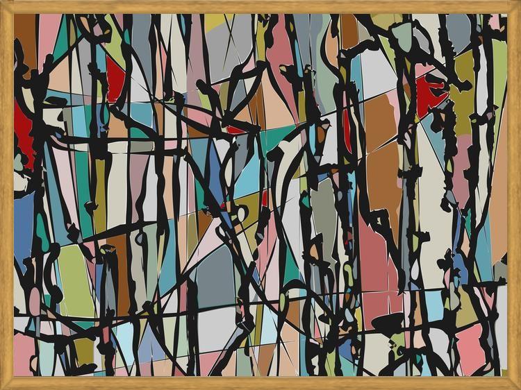 Cuadro Pollock Wink 3