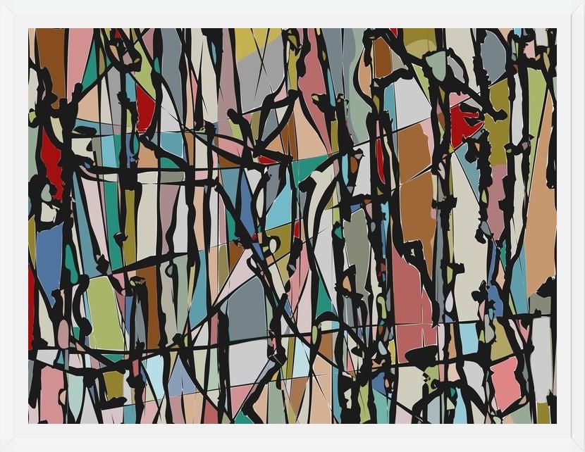 Cuadro Pollock Wink 3