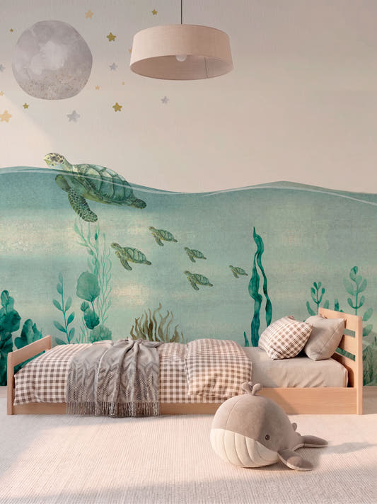 Papel Mural Bajo el mar y las estrellas
