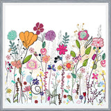 Cuadro Colorful Wildflowers and Flower Field