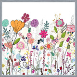 Cuadro Colorful Wildflowers and Flower Field