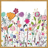 Cuadro Colorful Wildflowers and Flower Field
