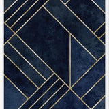 Cuadro Art Deco II - Azul