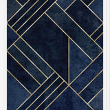 Cuadro Art Deco II - Azul