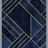 Cuadro Art Deco II - Azul
