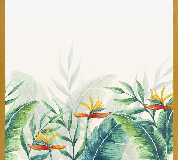 Cuadro Fondo floral
