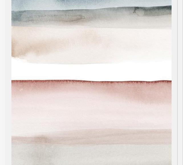 Cuadro Watercolor brush strokes 3
