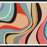 Cuadro Colorful Abstract Waves 4