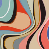 Canvas Colorful Abstract Waves 4