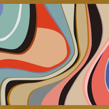 Cuadro Colorful Abstract Waves 4