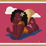Cuadro Mujer en la Playa 2