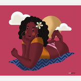 Cuadro Mujer en la Playa 2