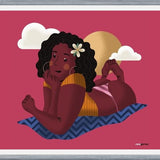 Cuadro Mujer en la Playa 2