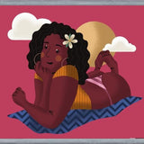 Cuadro Mujer en la Playa 2