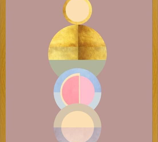 Cuadro Modern circles decor 3