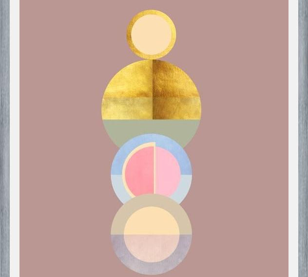 Cuadro Modern circles decor 3