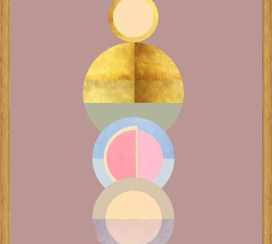 Cuadro Modern circles decor 3
