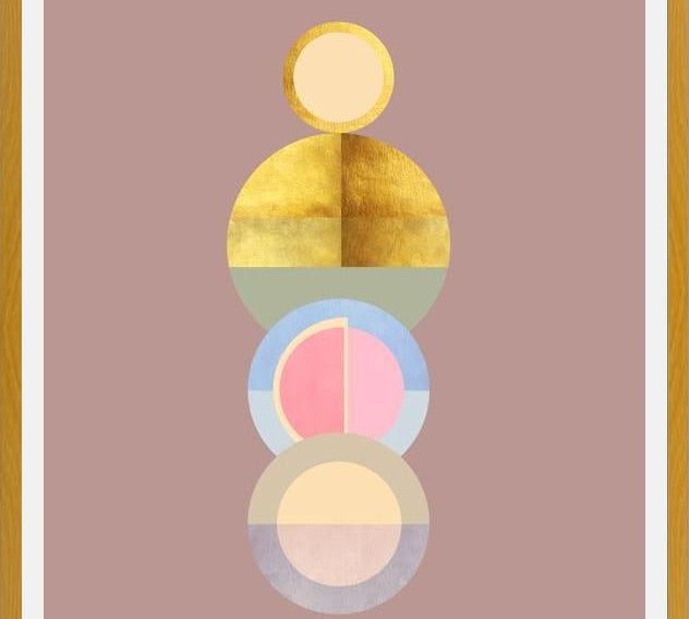 Cuadro Modern circles decor 3