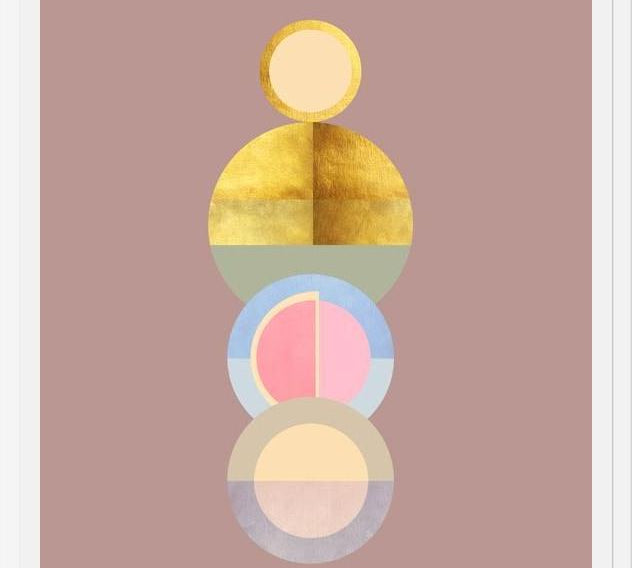 Cuadro Modern circles decor 3