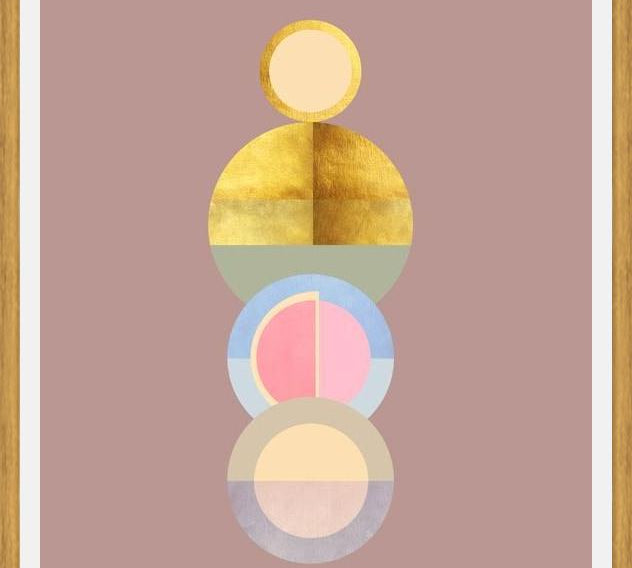 Cuadro Modern circles decor 3