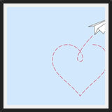 Cuadro Loving paper plane