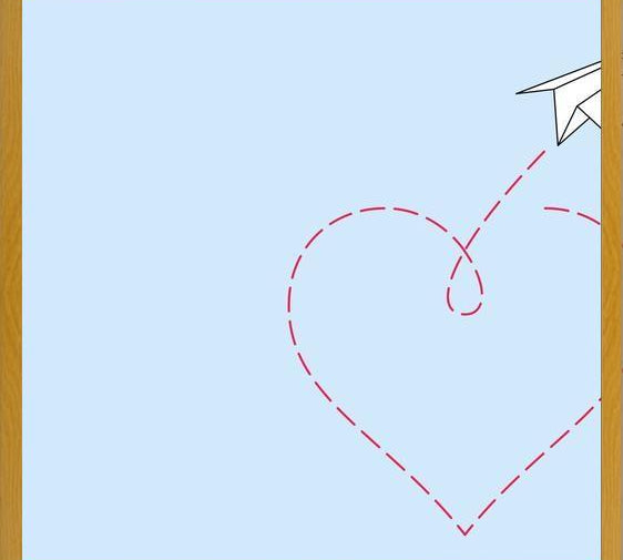Cuadro Loving paper plane