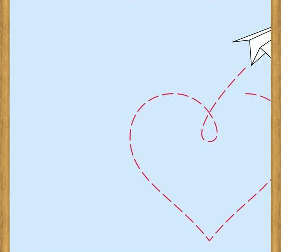 Cuadro Loving paper plane