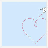 Cuadro Loving paper plane