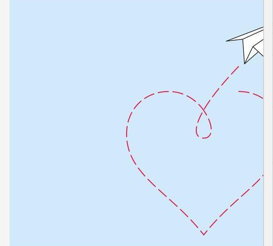Cuadro Loving paper plane