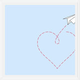 Cuadro Loving paper plane