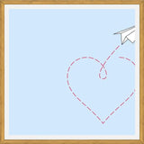 Cuadro Loving paper plane