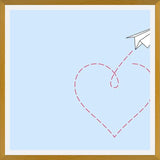 Cuadro Loving paper plane