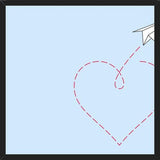 Cuadro Loving paper plane