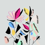 Canvas Modern floral forms 01