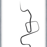 Cuadro Black ink traces I