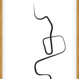 Cuadro Black ink traces I