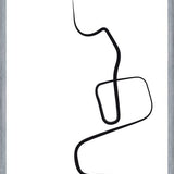 Cuadro Black ink traces I