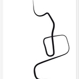 Cuadro Black ink traces I
