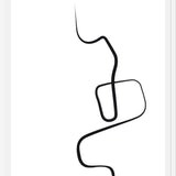 Cuadro Black ink traces I