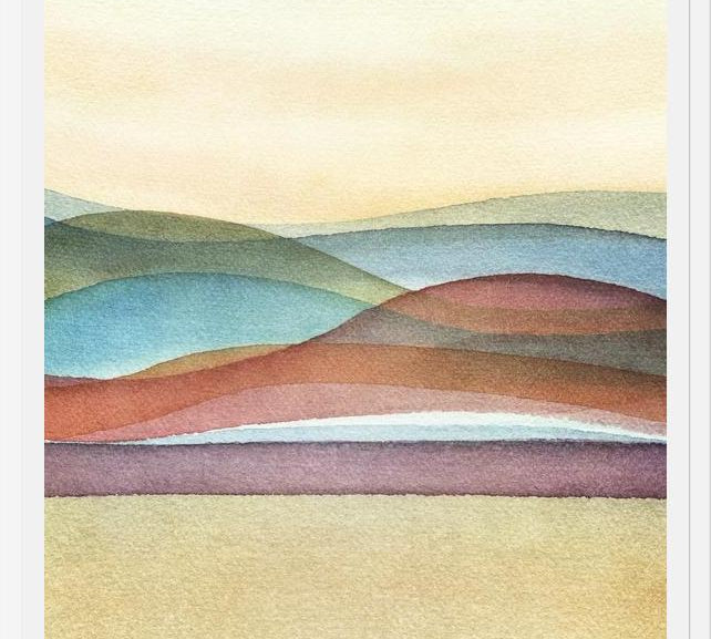Cuadro Trippy Landscape 2