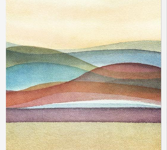 Cuadro Trippy Landscape 2