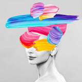 Canvas Beauty In Colors