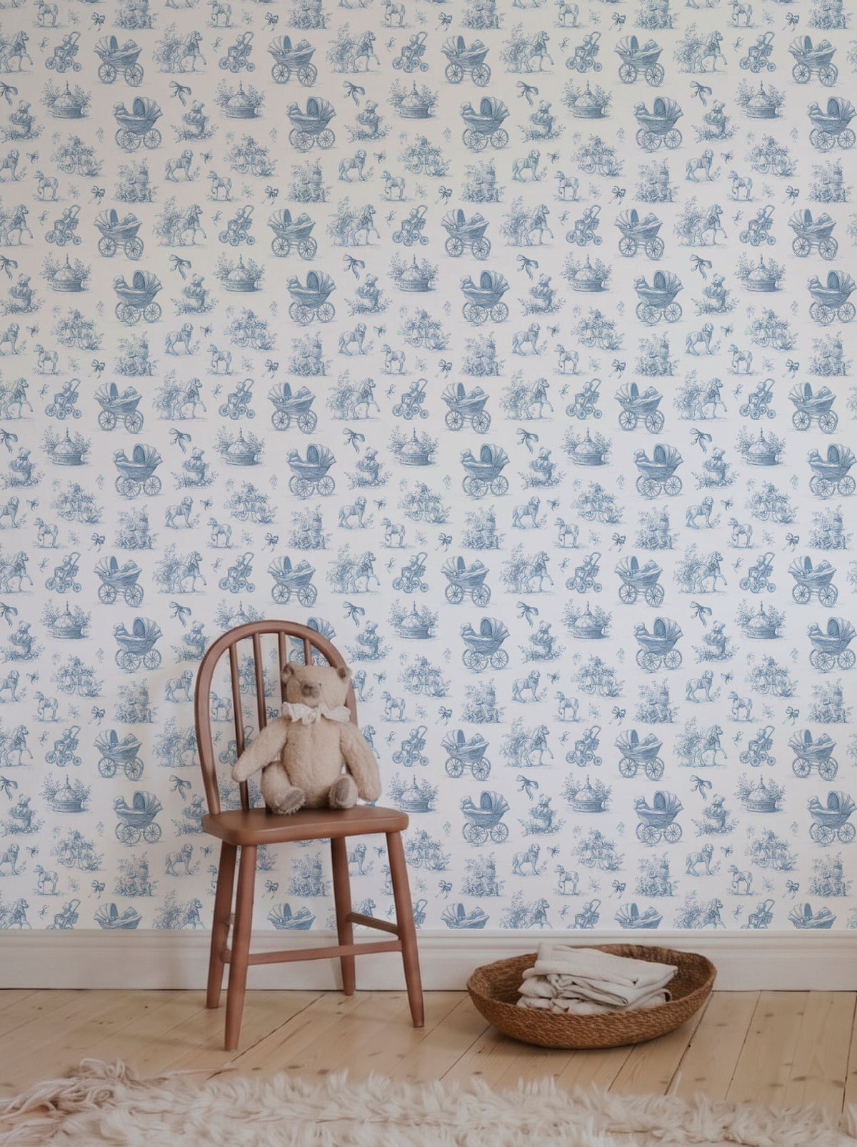 Papel Mural Bears Blue