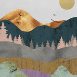 Canvas Mountains Block