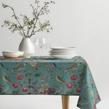 Mantel de Hule Botanique bleu