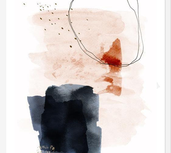 Cuadro Watercolor Shapes