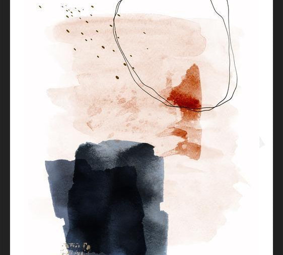 Cuadro Watercolor Shapes