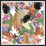Cuadro Tropical Jungle Leopard 003