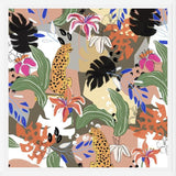 Cuadro Tropical Jungle Leopard 003